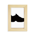 thumbnail image 1 of Men's Black Sports Shoes Outline Pattern Desktop Display Photo Frame Picture Art Painting 5x7 inch, 1 of 3