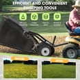 thumbnail image 5 of 42" Tow Behind Lawn Sweeper Leaf Collector Sweeper for Lawn 18.55 Cu. ft Capacity,Black, 5 of 7
