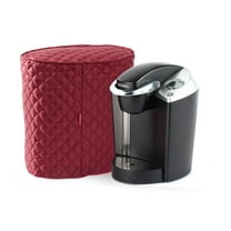 Covermates Keepsakes - Coffee Maker Cover - Dust Protection - Stain Resistant - Washable - Appliance Cover, Red
