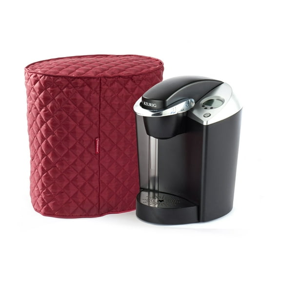 Covermates Keepsakes - Coffee Maker Cover - Dust Protection - Stain Resistant - Washable - Appliance Cover, Red