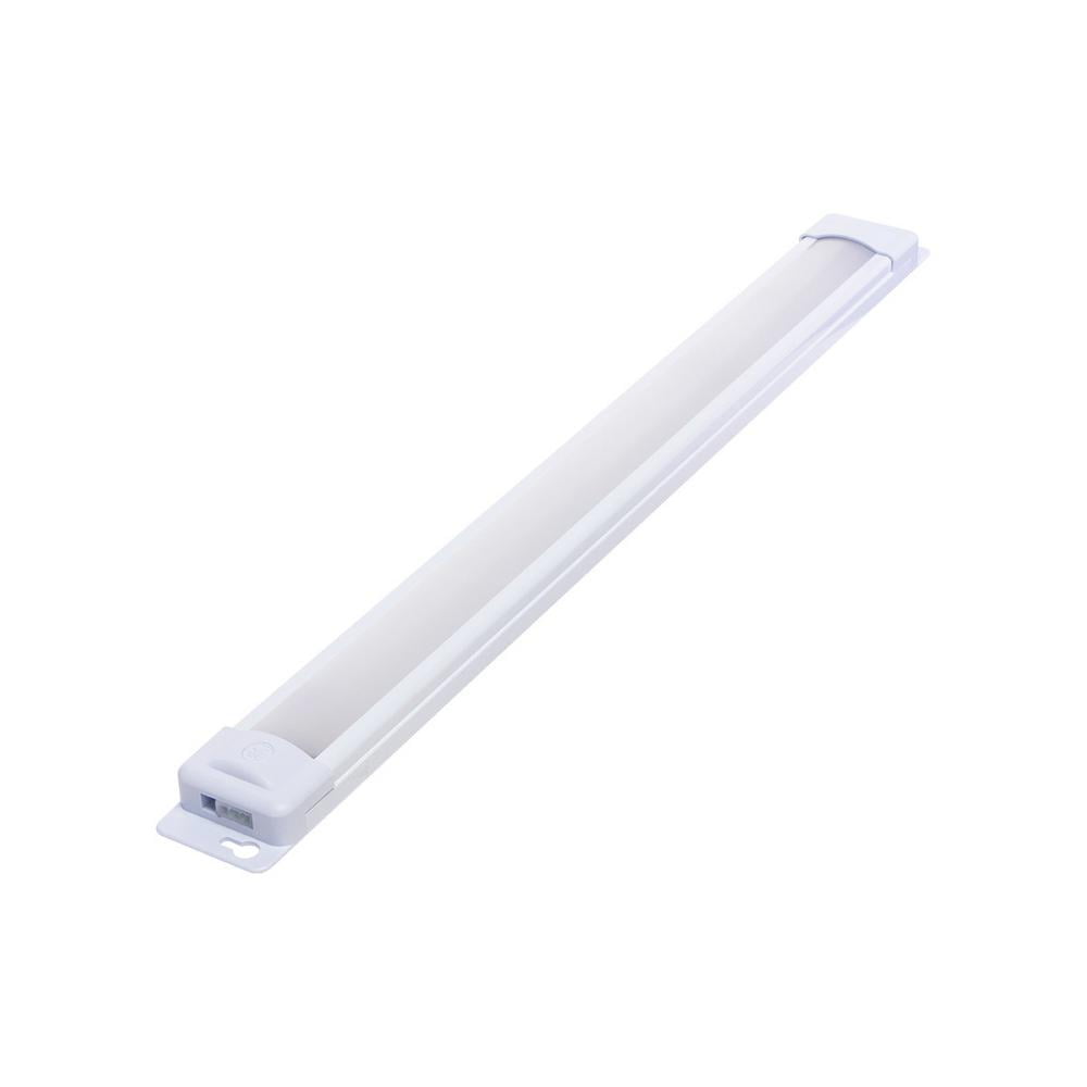 GE Premium 18 Inch Fluorescent Under Cabinet Light Fixture plug in linkable 