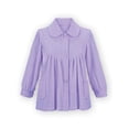 thumbnail image 3 of Colecciones de camisones, etc., forro polar suave con botones, lavanda, 3 of 5