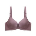thumbnail image 2 of Asxite Women D Cup Solid Seamless Underwire Lift Support Bra Pink 40/90D, 2 of 3