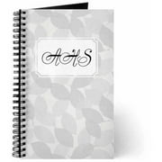 Cafepress Personalized Leaves Cameo Grey