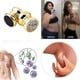 thumbnail image 2 of Pendientes magnéticos de desintoxicación linfática, pendientes magnéticos de acupresión para adelgazar, pendientes de acupresión sin perforación para perder peso, 2 of 5
