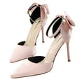 thumbnail image 1 of 1 Pair Women's Pumps Fashionable Ankle Strap High Heel Pumps Pointed Toe High Heels, 1 of 3