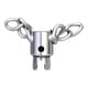 thumbnail image 4 of Desatascador de tuberías de acero resistente para uso doméstico. Limpieza eficiente y flexible. Cadena simple, 4 of 9