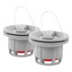 thumbnail image 5 of OUNONA 2Ud Tapones Para Kayak Con Multiagujero Para Bote Inflable Firme Gris, 5 of 8