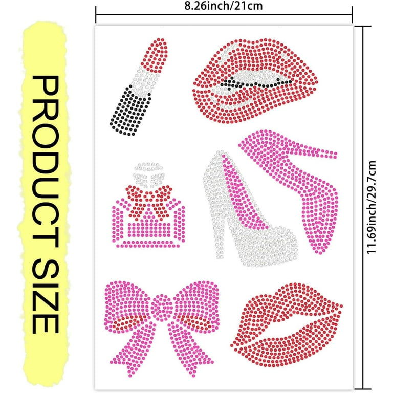 Kus mond rode lippen grote patch om op te strijken strijkplaatje opstrijkplaatje strijkpatch grootte 12 x 8 cm
