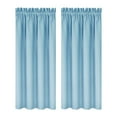 thumbnail image 2 of Curtains for Bedroom Rod Pocket Thermal Insulated Room Darkening Curtains for Living Room 1 Panels, 2 of 9