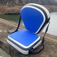 thumbnail image 1 of Quzzie Kayak Inflatable Seat Comfort Lightweight Accessory Practical Versatile Use Adjustable Premium Paddleboard Seat with Backrest, 1 of 8