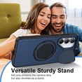 thumbnail image 5 of Dteck Case for Samsung Galaxy S26,Shockproof TPU+PC Case with Camera Lens Protection Compatible with Mag Safe Ring Stand Cover for Samsung Galaxy S26,Black, 5 of 7