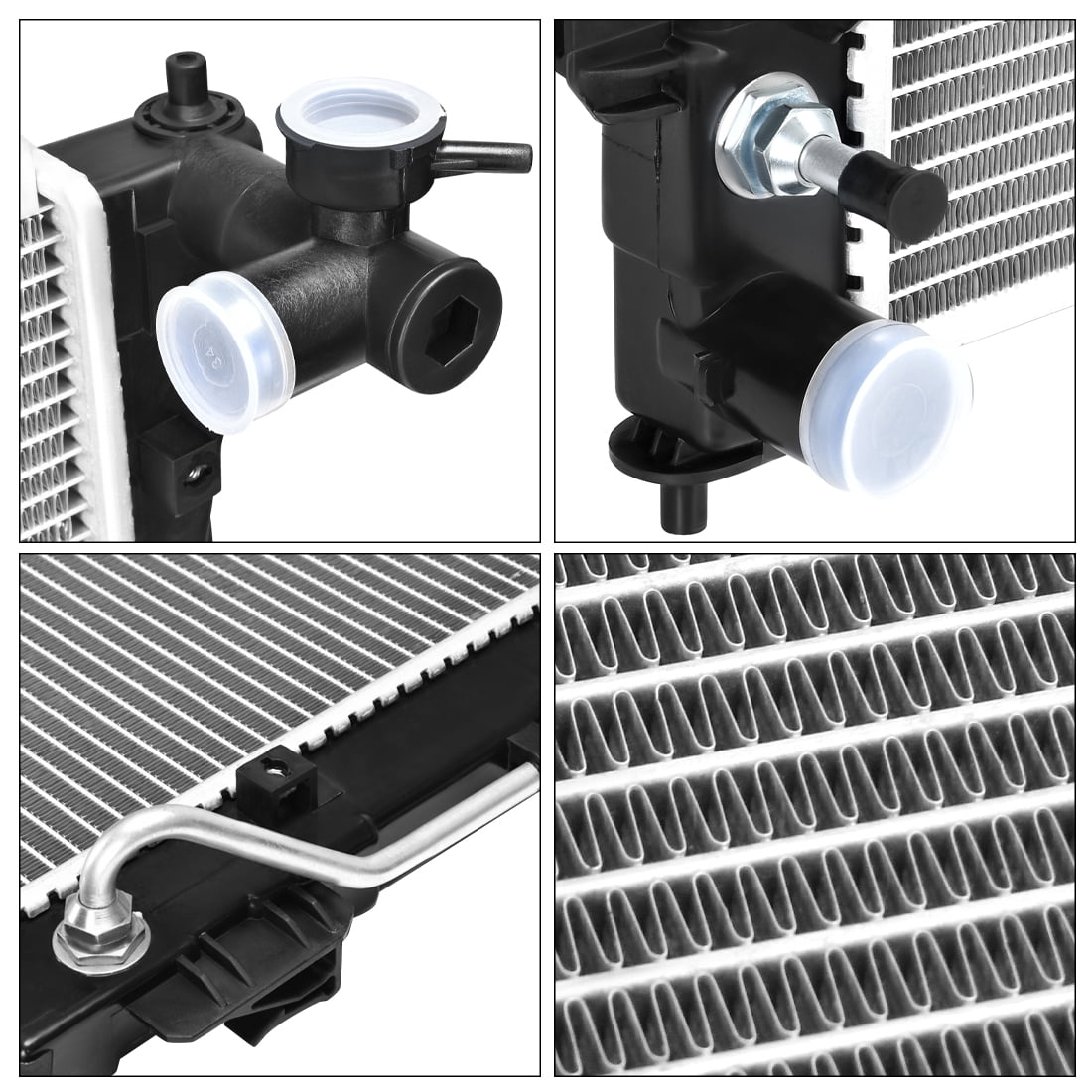 Ledkingdomus Radiator fit for 2012-2017 Azera Cadenza 3.3L / 2011-2014 Sonata Optima 2.4L GAS