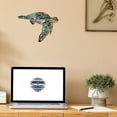 thumbnail image 4 of Pompotops Sea Turtle Metal Wrought Iron Silhouette Handicraft Interior Wall Decoration Clearance, 4 of 4