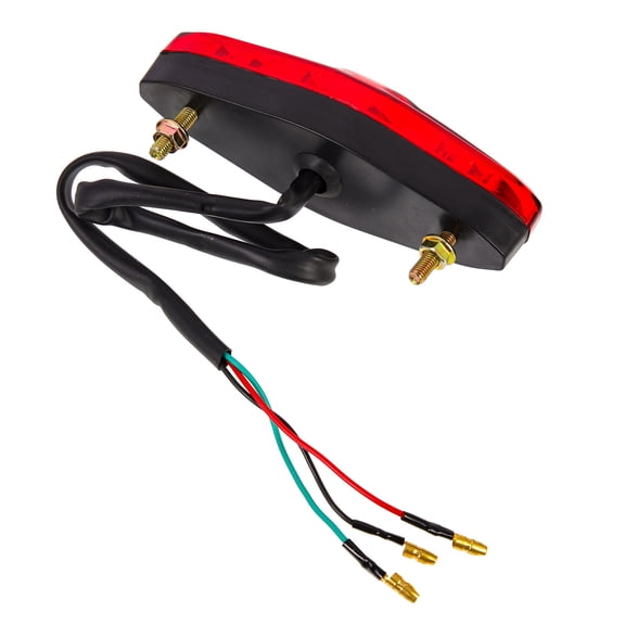 Niceauty Professional Red LED Motorcycle Taillight with Practical Warning and Decorative Features