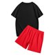 thumbnail image 5 of Playera Para Hombre, Camiseta De Manga Corta Holgada Con Cuello Redondo Y Estampado Informal A La Moda Para Niño Y Niña, 5 of 5