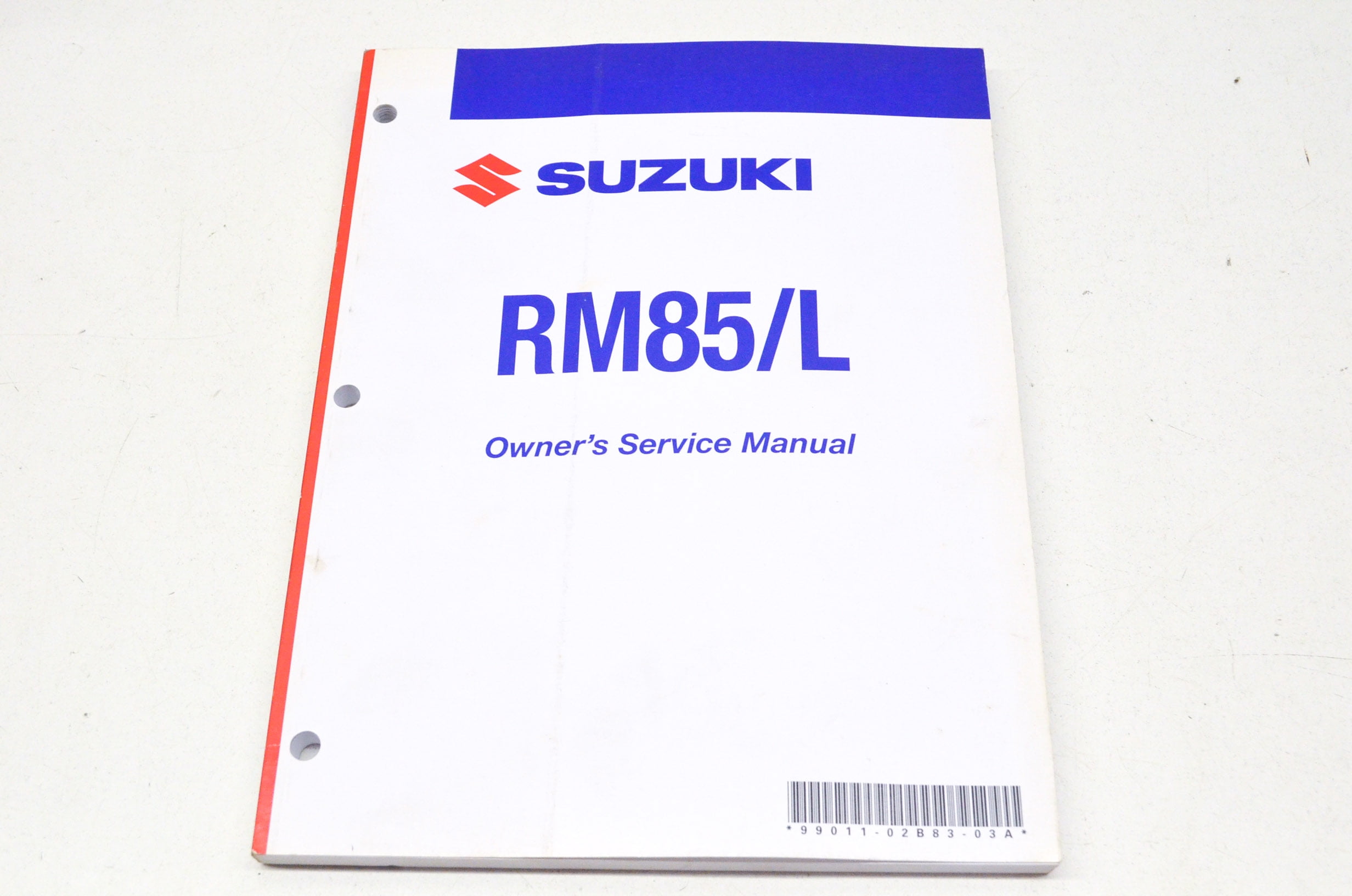 OEM Suzuki 99011-02B83-03A Owner's & Service Manual RM85/LK8 NOS ...