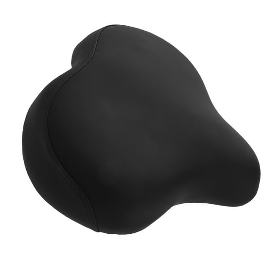 Supvox Bike Seat Relief Pad Black Ergonomic Padded Cover for Enhanced Comfort and Airflow