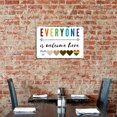 thumbnail image 4 of Shangniulu inclusive classroom boho rainbow decor,in this classroom poster Everyone is Welcome Her Educational Diversity classroom Wall Art Metal Tin Sign 12x8Inches, 4 of 6