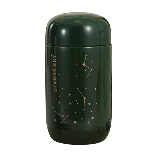 Bouteille d'Eau Verte Compacte et Portable Mini Isolée en Acier Inoxydable pour Boissons Chaudes et Froides Conception Étanche Sans Bpa Bouteille Isotherme pour Voyage Activités Sportives Capacité 200 ml 1 Pce 0.
