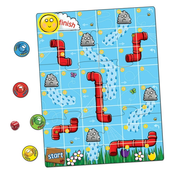 Spiders and Spouts - Fun Educational Board Game, by Orchard Toys