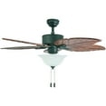 thumbnail image 4 of Prominence Home 50782-35 Misty Peak Tropical 52-Inch Aged Bronze Indoor Ceiling Fan, LED Bowl Light with Dark Cherry Hand Carved Wood Blades and 3 speed remote, 4 of 6