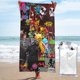 thumbnail image 1 of Toalla de playa Insane Clown Poss, suave, de secado rápido, resistente a la arena, para piscina, yoga, gimnasio, camping, toallas de baño ligeras, regalo para niños, niñas, niños y adultos, 27,5 x 55, 1 of 1