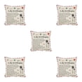 thumbnail image 1 of Inteprter Pillow Cover Fiber Square Throw Pillow Cover Lettering Washable Sofa Cushion Case, Type 14 Type5 NO5, 1 of 6