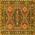 thumbnail image 1 of Ahgly Company Indoor Square Persian Yellow Traditional Area Rugs, 7' Square, 1 of 4