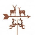 thumbnail image 1 of EZ Vane EZ1308-DK Girouette à Cerf Debout avec Support de Pont, 1 of 1