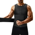 thumbnail image 6 of Lilvigor Men's Sweat Sauna Vest for Waist Trainer Zipper Neoprene Tank Adjustable With Two belts Suana Workout Zipper Suit, 6 of 7