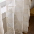 thumbnail image 4 of Curtainworks Harbor Curtain Panel Pair Linen, Pole Top, Sheer, Indoor, 50" x 84", Adult, 4 of 5