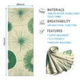 thumbnail image 2 of Green Tie Dye Hot Yoga Mat Towel Non Slip for Hot Yoga - Quick-Drying Yoga Mat Cover with 4 Corner Pockets with Travel Bag - Hot Yoga Towel Non Slip Grip Moisture Wicking Sweat 70"x26", 2 of 6
