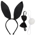 thumbnail image 1 of 1 Set Conejo Ear Disfraz Accesorios Prop Accesorios de Conejo Oído Peinado Tail Bow Pie ​​Bouts, 1 of 6