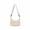 White, variant on Crossbody Bags for Women, Lightweight Soft Tote Bag with Adjustable Strap, Multi‑Pocket Small Shoulder Bag Zipper, Simple Solid‑Color Sling Purse for Work Shopping Travel Daily, Black