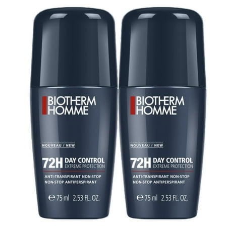Biotherm Homme Day Control 72 Hours Deodorant Roll-on Anti-transpirant Duo  2x2.53oz