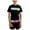 Multicolour, variant on Boys Two Piece Rash Guard Swimsuits Sets Bathing Suits with Trunks 13-16 Years (Green, 15 Years)