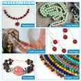 thumbnail image 7 of Uxcell Natural Stone Beads Chalcedony Beads for Jewelry Making Bracelet Necklace Purple 6mm, 7 of 7