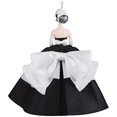 thumbnail image 2 of Adorno navideño Hallmark Keepsake 2021 Barbie Blanco y Negro Siempre Porcelana y Tela, 2 of 3
