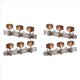 thumbnail image 1 of 4 Piezas 1:15 Sintonizador de Guitarra de Plata CláSica Clavijas de Clavijas de Clavijas para Piezas de Guitarra, 1 of 5