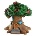 thumbnail image 6 of Miniature Fairy Garden Tree Houses Mini Cottage House Miniature Fairy Gnome Home Gardening Decoration Patio Outdoor Decor Tree Decorations Yard Art, 6 of 7