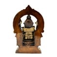 thumbnail image 4 of eSplanade Brass Laxmi Lakshmi Ganesh Ganesha Idol Murti Statue Sculpture - 9.75" Inches, 4 of 7