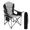 Black, variant on Oversized Folding Camping Chair for Adults, Portable Outdoor Collapsible Chairs, 500 LBS Heavy Duty Support, with Cup Holders, for Lawn, Fishing, Hiking, Red