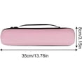 thumbnail image 4 of Flat Iron Travel Case Waterproof Heat Resistant Curling Iron Pouch Pink Hair Styling Tool Organizer, 4 of 4