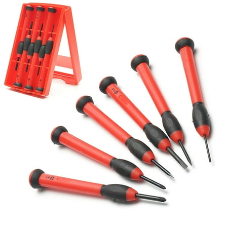 

BAMILL 6pcs Set Precision Screwdriver Slotted Cross Screwdriver Repair Glasses Watch