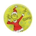 thumbnail image 1 of Grinch 8-Inch Melamine Plate With Snowflake Background, 1 of 3
