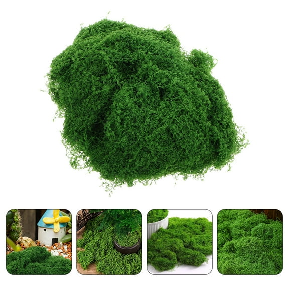 ELAYARD 1Pcs Plant Pot Filler Made of Green Artificial Moss for Terrariums Indoor Use Decoration Micro Landscape Prop