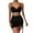 Black, variant on Aoochasliy Club Dress Clearance Women's Sexy Solid Color Hollow Out Tight Fitting Camisole Party Club Dress