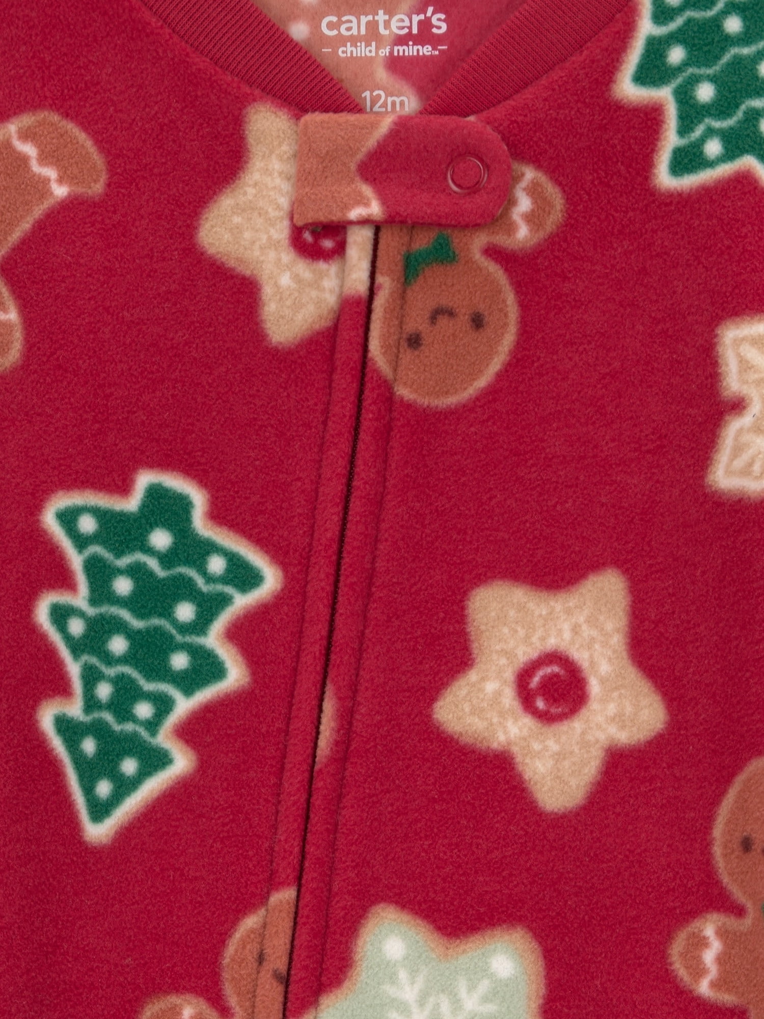Carter's Child of Mine Baby and Toddler Holiday Pajama, One-Piece, Sizes 0/3M-5T