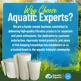 thumbnail image 5 of Aquatic Experts - Classic Durable Koi Pond Coarse Cream Reusable Filter Roll Pad 2 Inch Thick, 12" x 72", 5 of 8